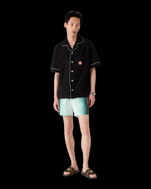 CASABLANCA Jacquard Printed Swim Shorts Mens Apparel