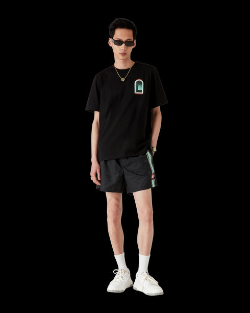 CASABLANCA Jacquard Printed Swim Shorts Mens Apparel