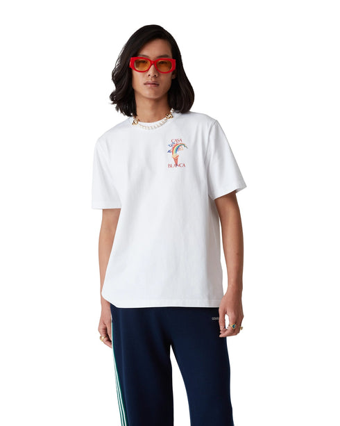 CASABLANCA Nature Teacher Printed Tee Mens Apparel