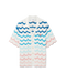 CASABLANCA Gradient Wave Crochet Shirt Mens Apparel