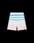CASABLANCA Gradient Wave Crochet Shorts Mens Apparel