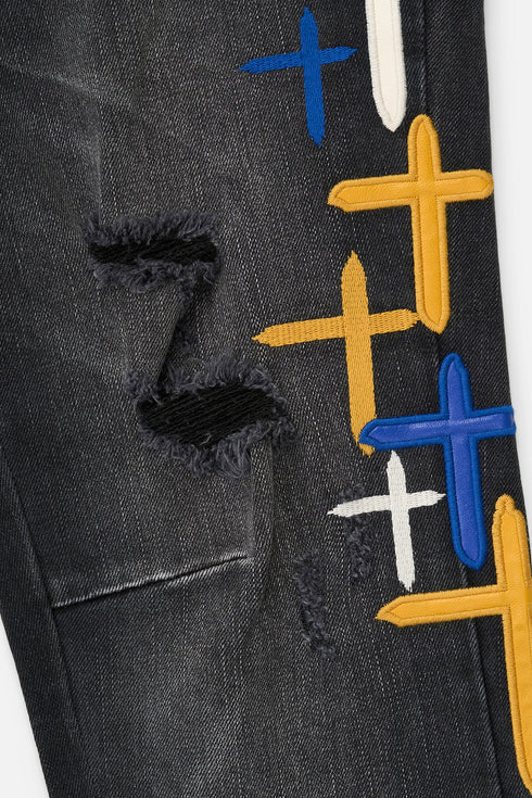 RTA Bryant | Distressed Charcoal Mens Apparel