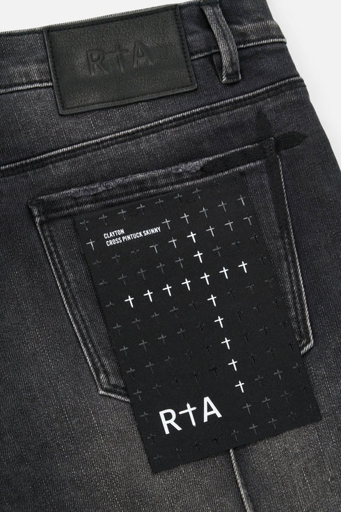 RTA Clayton | Distressed Charcoal Mens Apparel