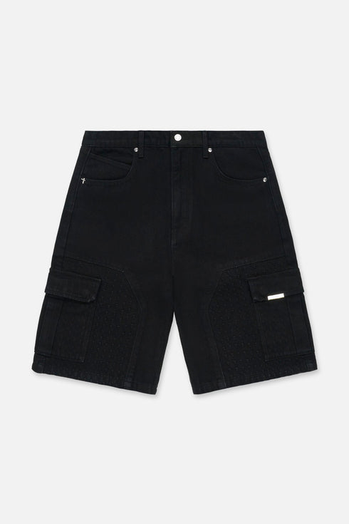 RTA Joseph | Black 3d Cross Black Mens Apparel