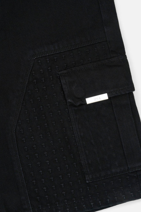 RTA Joseph | Black 3d Cross Black Mens Apparel