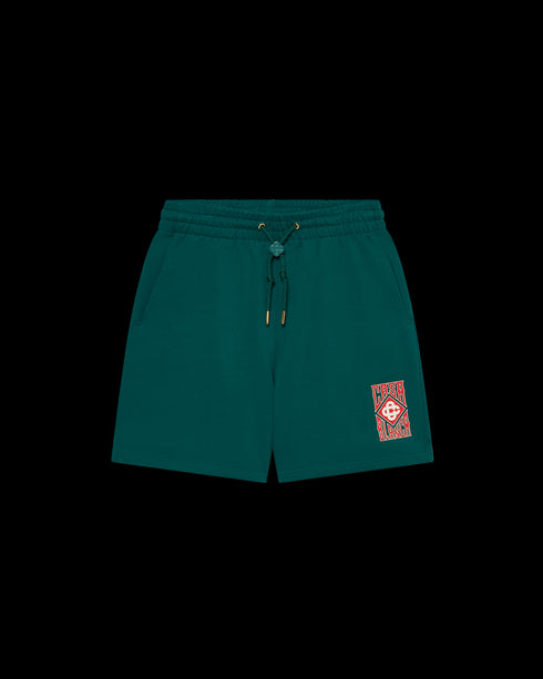 CASABLANCA Gothic Stacked Logo Sweatshort Mens Apparel