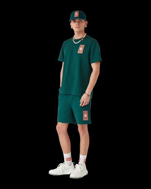 CASABLANCA Gothic Stacked Logo T-shirt Mens Apparel