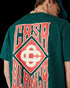 CASABLANCA Gothic Stacked Logo T-shirt Mens Apparel