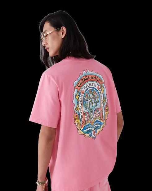 CASABLANCA Casa Way Skate T-shirt Mens Apparel