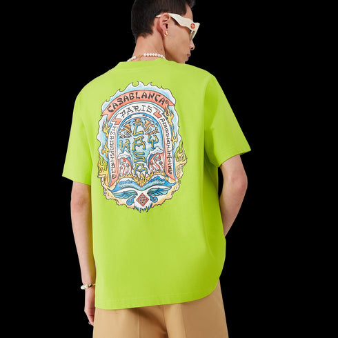 CASABLANCA Casa Way Skate Printed T-shirt Mens Apparel