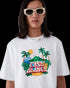 CASABLANCA Casa Beach Wave Oversize Tee Mens Apparel
