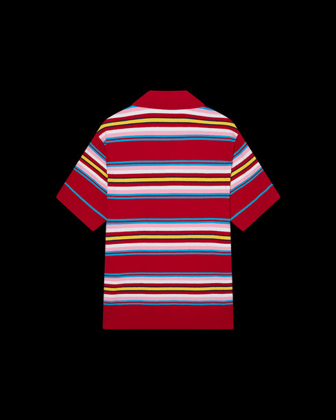 CASABLANCA Oversized Striped Polo Mens Apparel