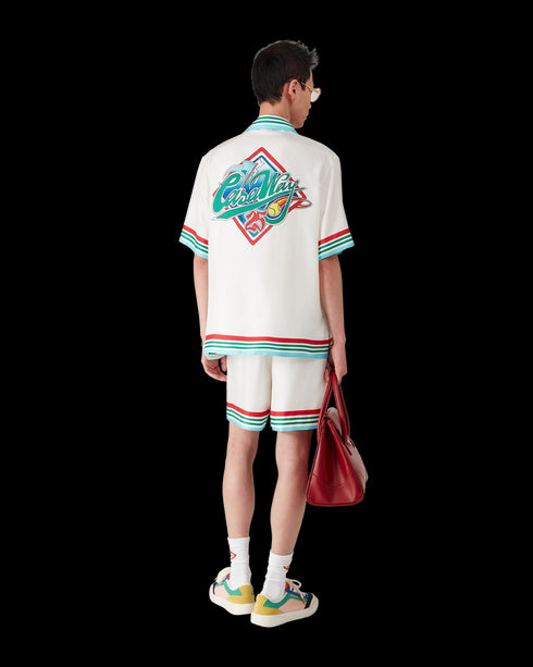 CASABLANCA Casa Way World Series - Silk Satin Mens Apparel