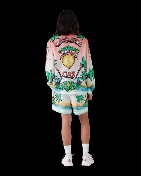 CASABLANCA Tennis Club - Silk Satin Mens Apparel