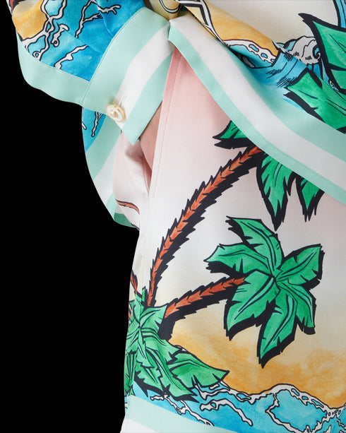 CASABLANCA Tennis Club - Silk Satin Mens Apparel