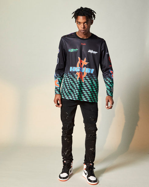 KSUBI A$AP Tyy Moto Jersey Mens Apparel
