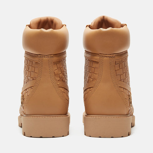 TIMBERLAND 6 Inch Woven Lace Up Boot Men's Boots