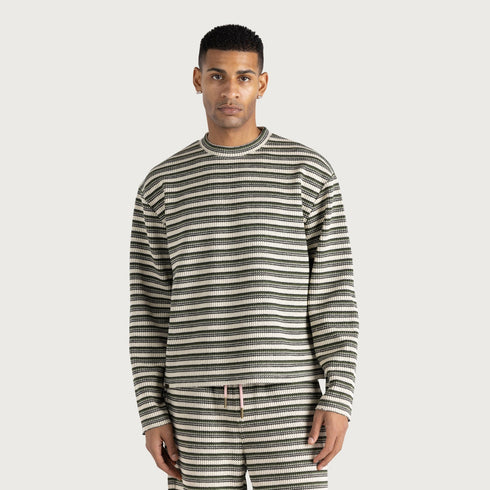 HONOR THE GIFT Spring Speak Striped Crew Men's Apparel