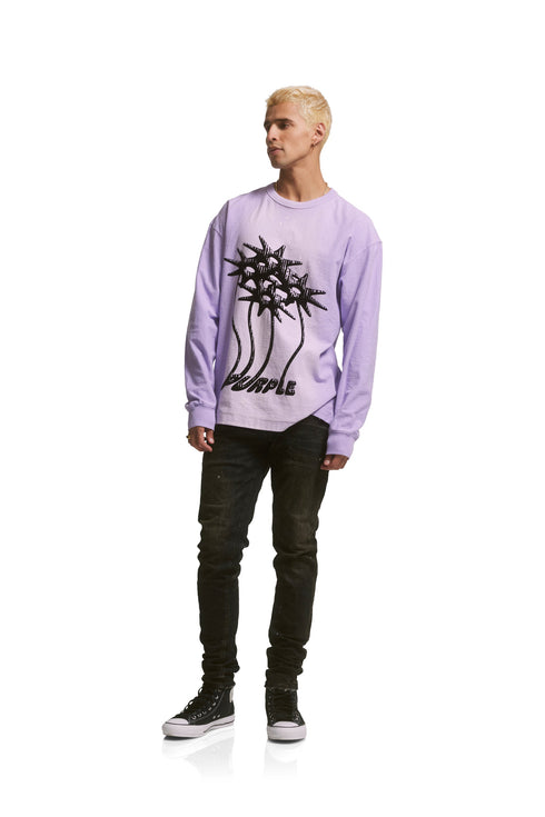 PURPLE BRAND P001 Black Dirty Vintage Mens Apparel