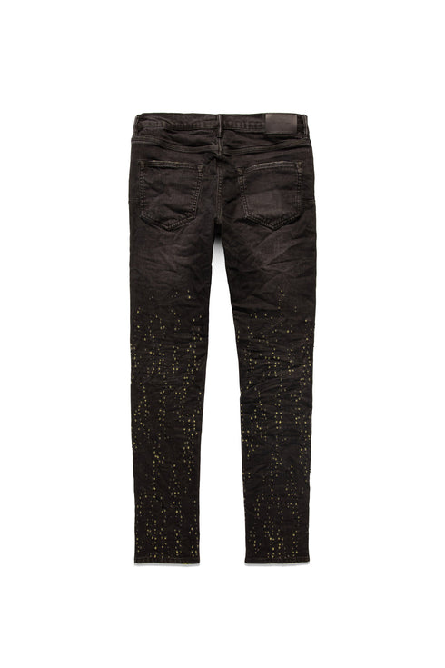 PURPLE BRAND P001 Yellow Color Weft Buckshot Mens Apparel