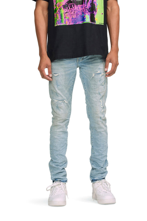 PURPLE BRAND P001 Worn Quilted Destroy Pocket Mens Apparel