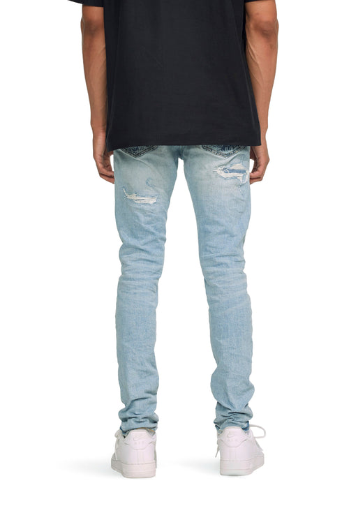 PURPLE BRAND P001 Worn Quilted Destroy Pocket Mens Apparel