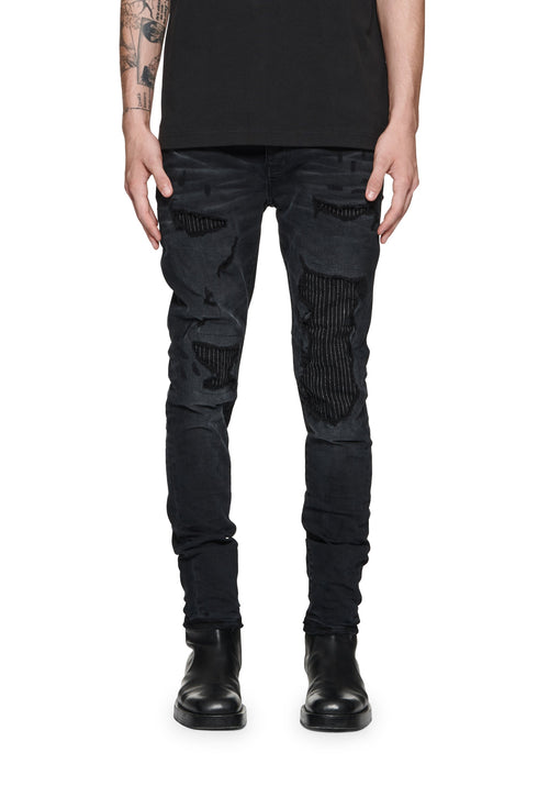 PURPLE BRAND P001 Lurex Repair Overdye Mens Apparel