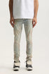 PURPLE BRAND Pink Mud Distressed Mens Apparel