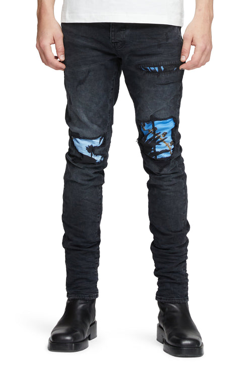 PURPLE BRAND X Blue Sky Inn Skinny P001 Mens Apparel