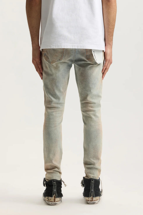 PURPLE BRAND Pink Mud Distressed Mens Apparel