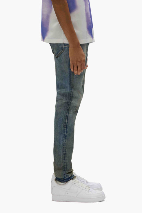 PURPLE BRAND P001 Skinny Cracked Bronze Mens Apparel