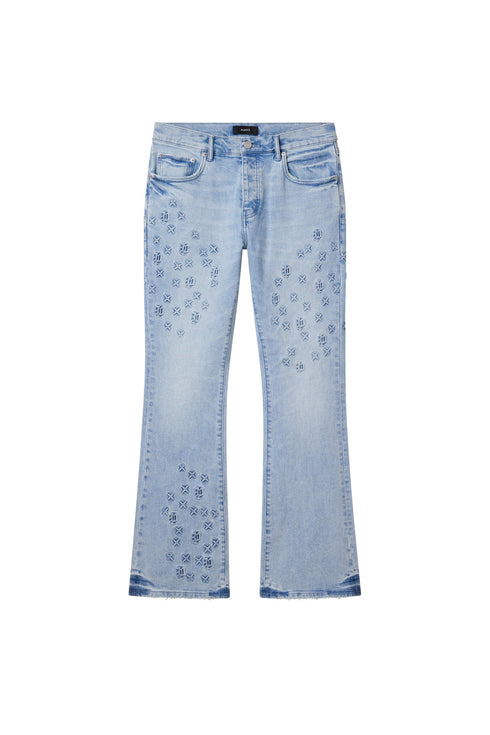 PURPLE BRAND Flare Mono Embossed Mens Apparel