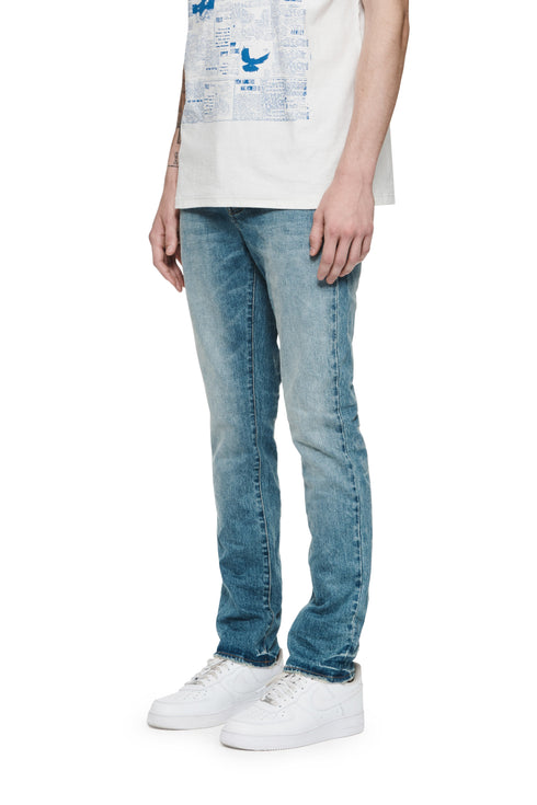 PURPLE BRAND P005 Light Worn Out Indigo Mens Apparel