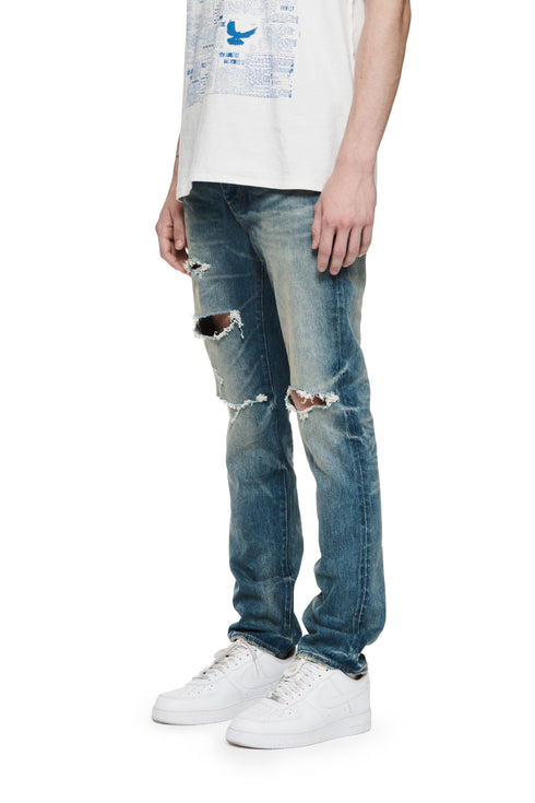 PURPLE BRAND P005 Vintage Aged Indigo Blowout