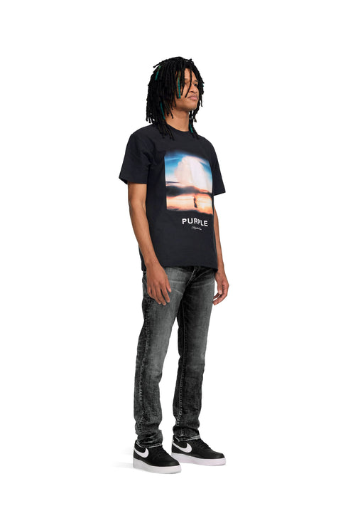 PURPLE BRAND P005 Vintage Washed Black Mens Apparel