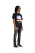 PURPLE BRAND P005 Vintage Washed Black Mens Apparel