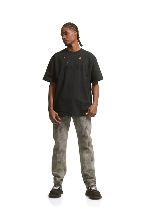 PURPLE BRAND P123 Mercerized Cotton Tee MADE IN ITALY