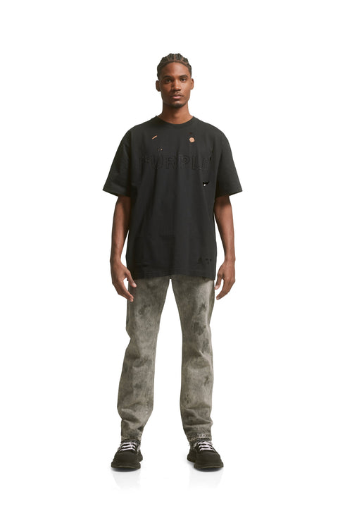 PURPLE BRAND P123 Mercerized Cotton Tee MADE IN ITALY
