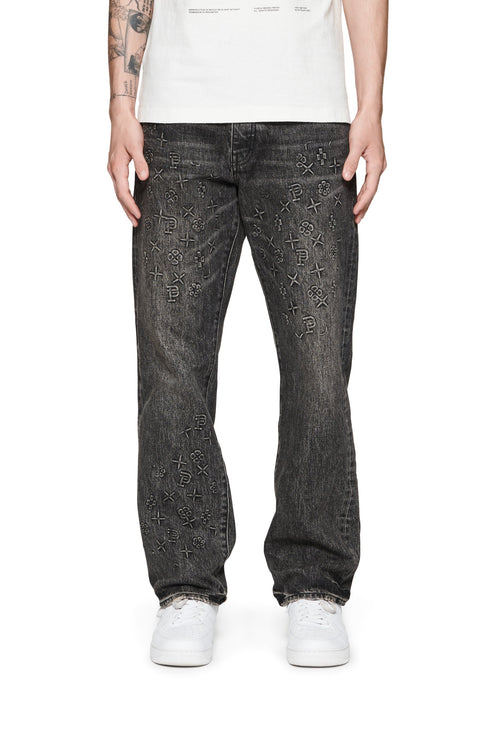 PURPLE BRAND P011 Embossed Denim Mens Apparel