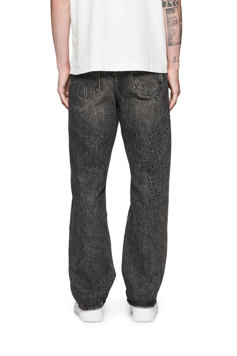 PURPLE BRAND P011 Embossed Denim Mens Apparel