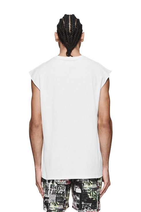 PURPLE BRand P103 Textured Jersey Sleeveless Mens Apparel