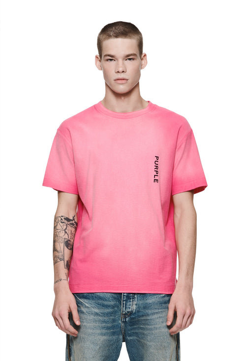 PURPLE BRAND Textured Jersey Ss Tee Mens Apparel