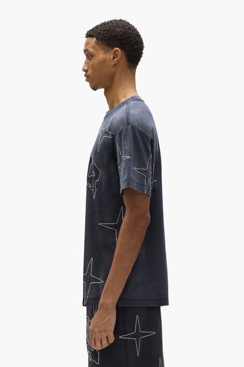 PURPLE BRAND P104 Crystal Star Tee Mens Apparel