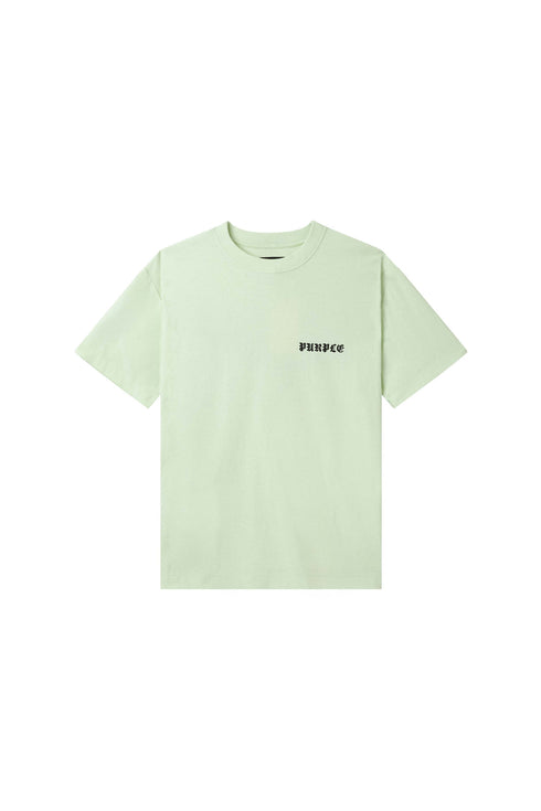 PURPLE BRAND P104 Gothic Flames Tee Mens Apparel