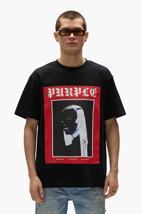 PURPLE BRAND P117 Hwt Jersey Ss Tee Mens Apparel