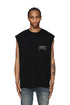 PURPLE BRAND P123 Oversized Cut Off Tee Mens Apparel