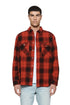 PURPLE BRAND P331 Plaid Flannel L/s Shirt Mens Apparel