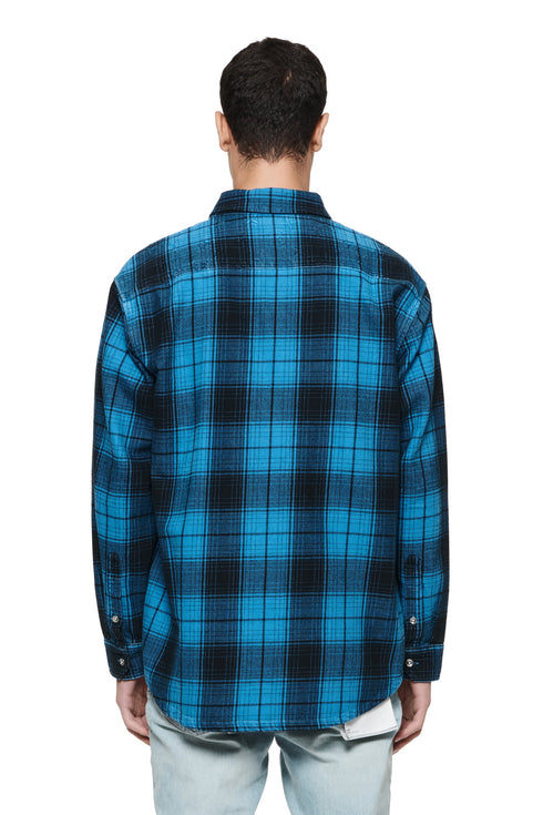 PURPLE BRAND P331 Plaid Flannel L/s Shirt Mens Apparel