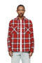 PURPLE BRAND Plaid Flannel Ls Shirt Mens Apparel
