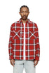 PURPLE BRAND Plaid Flannel Ls Shirt Mens Apparel